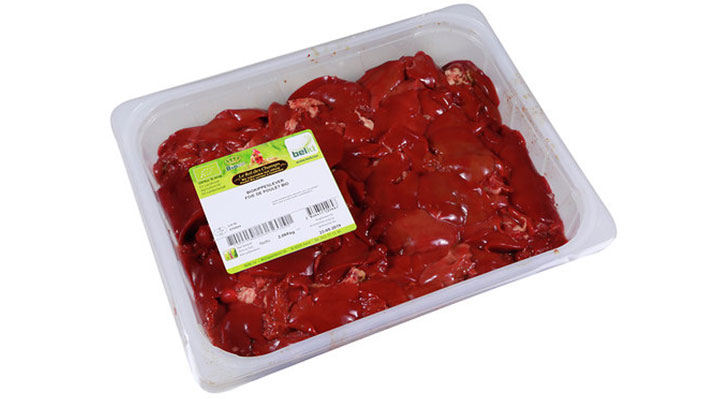Foie de poulet bio+- 2 kg-  7,75€ / Kg