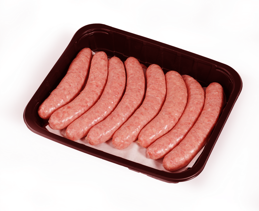 Saucisse porc-boeuf BIO +- 1.40 kg -17,25 € / kg