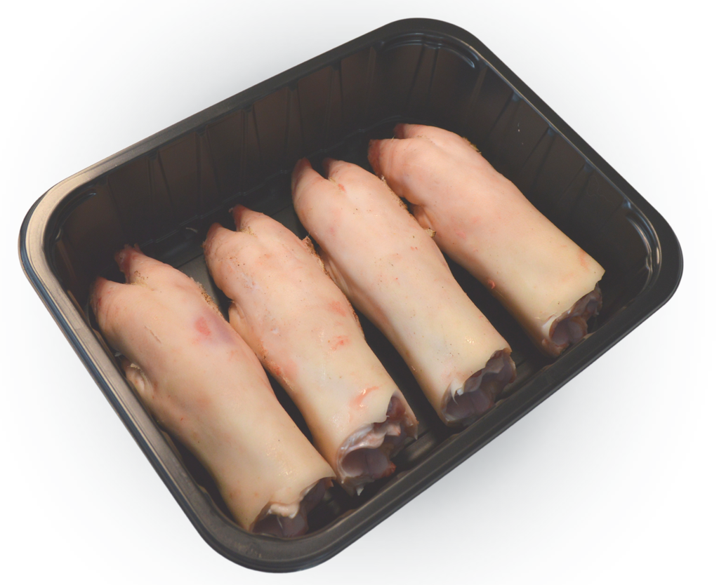 Pied de porc bio (4 pièces)  - 1.5 à 1.7 kg- 5,45 €/kg
