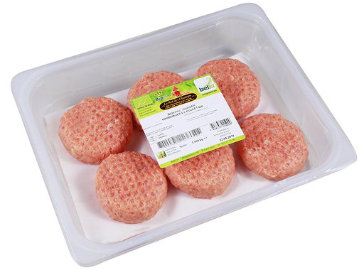 Burger poulet bio 1.5 kg - 17,55€/ Kg