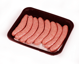 Saucisse porc-boeuf BIO +- 1.4 kg -13,75 € / kg