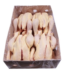 Carton de 8 demi-poulet BIO +- 7.5 kg/cart - 9,95 € / kg