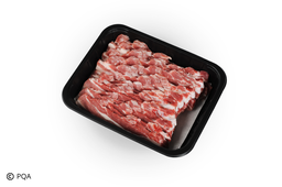 Lard frais tranché porc bio +- 2 kg- 11,85 € / kg